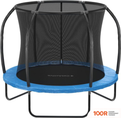 Батут GetActive JUMP PRO 8FT С ЛЕСТНИЦЕЙ И ВНУТРЕННЕЙ СЕТКОЙ (СИНИЙ) (331721)