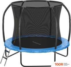 Батут GetActive JUMP PRO 8FT С ЛЕСТНИЦЕЙ И ВНУТРЕННЕЙ СЕТКОЙ (СИНИЙ) (331721)