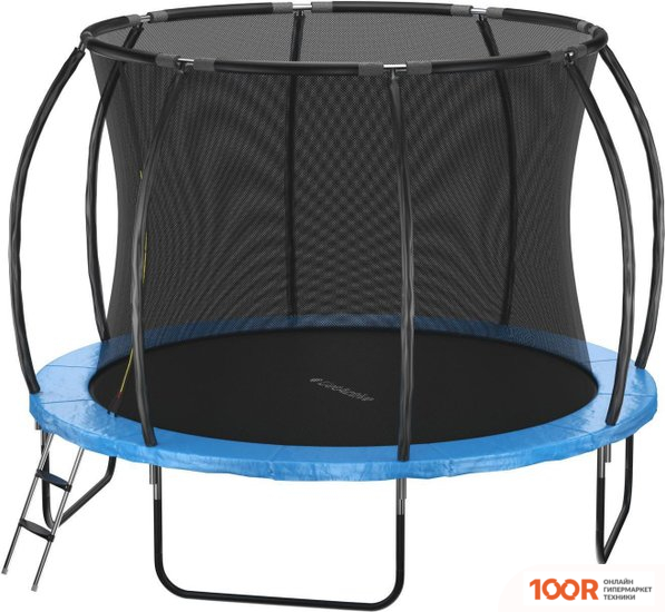 Батут GetActive JUMP PRO 12FT С ЛЕСТНИЦЕЙ И ВНУТРЕННЕЙ СЕТКОЙ (СИНИЙ) (331719)