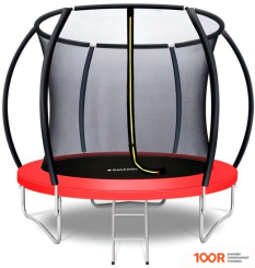 Батут GetActive JUMP PRO 10FT С ЛЕСТНИЦЕЙ И ВНУТРЕННЕЙ СЕТКОЙ (КРАСНЫЙ) (331715)