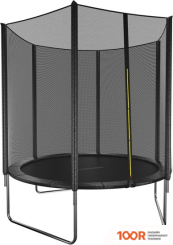 Батут GetActive JUMP 6FT - 183 СМ С СЕТКОЙ (ЧЕРНЫЙ) (331712)