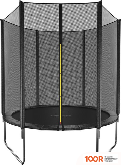 Батут GetActive JUMP 6FT - 183 СМ С СЕТКОЙ (ЧЕРНЫЙ) (331712)