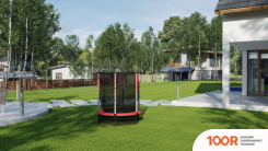 Батут GetActive JUMP 55" - 140 СМ (ЧЕРНЫЙ/КРАСНЫЙ) (331709)