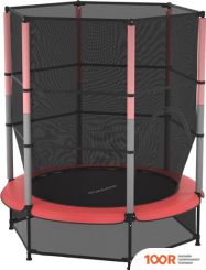 Батут GetActive JUMP 55" - 140 СМ (ЧЕРНЫЙ/КРАСНЫЙ) (331709)