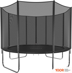 Батут GetActive JUMP 10FT - 312 СМ СКЛАДНОЙ, ЛЕСТНИЦА, СЕТКА (ЧЕРНЫЙ) (331701)