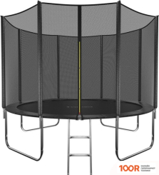 Батут GetActive JUMP 10FT - 312 СМ СКЛАДНОЙ, ЛЕСТНИЦА, СЕТКА (ЧЕРНЫЙ) (331701)