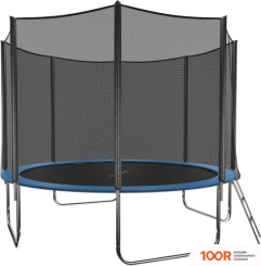 Батут GetActive JUMP 10FT - 312 СМ СКЛАДНОЙ, ЛЕСТНИЦА, СЕТКА (СИНИЙ) (331700)