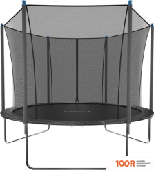 Батут GetActive JUMP 10FT - 312 СМ С ЛЕСТНИЦЕЙ, ВНУТРЕННЕЙ СЕТКОЙ (ЧЕРНЫЙ) (331699)