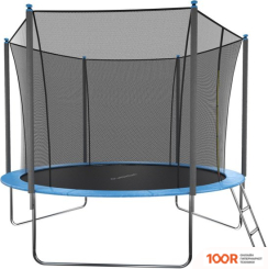 Батут GetActive JUMP 10FT - 312 СМ С ЛЕСТНИЦЕЙ, ВНУТРЕННЕЙ СЕТКОЙ (СИНИЙ) (331698)