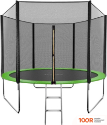 Батут GetActive JUMP 10FT - 312 СМ С ЛЕСТНИЦЕЙ, ВНЕШНЕЙ СЕТКОЙ (ЗЕЛЕНЫЙ) (331695)