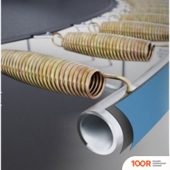 Батут ComfortProm 252 СМ С ЗАЩИТНОЙ СЕТКОЙ И ЛЕСТНИЦЕЙ (331665)