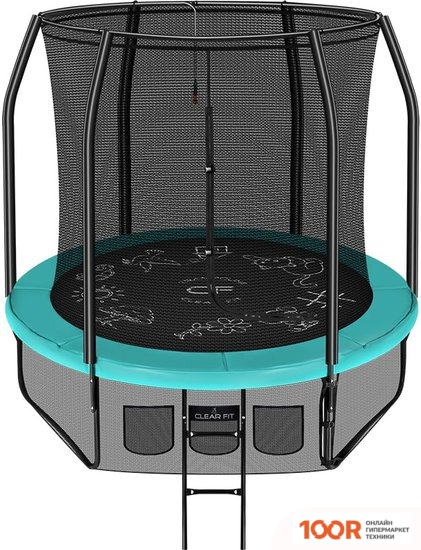 Батут Clear Fit FAMILYHOP 8FT (ДВУСТОРОННИЙ) (331654)