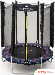 Батут Calviano SMILE 140 СМ-4.5FT С ВНЕШНЕЙ СЕТКОЙ СКЛАДНОЙ (331635)