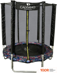 Батут Calviano SMILE 140 СМ-4.5FT С ВНЕШНЕЙ СЕТКОЙ СКЛАДНОЙ (331635)