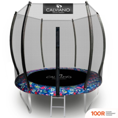 Батут Calviano OUTSIDE MASTER SMILE 252 СМ - 8FT (ВНЕШНЯЯ СЕТКА, С ЛЕСТНИЦЕЙ) (331631)