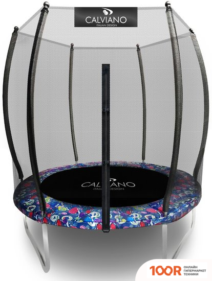 Батут Calviano OUTSIDE MASTER SMILE 183 СМ - 6FT (ВНЕШНЯЯ СЕТКА, БЕЗ ЛЕСТНИЦЫ) (331630)