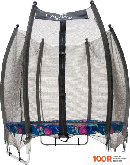 Батут Calviano OUTSIDE MASTER SMILE 140 СМ - 4.5FT (ВНЕШНЯЯ СЕТКА, БЕЗ ЛЕСТНИЦЫ) (331629)