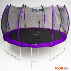 Батут Calviano OUTSIDE MASTER PURPLE 374 СМ - 12FT (ВНЕШНЯЯ СЕТКА, С ЛЕСТНИЦЕЙ) (331628)