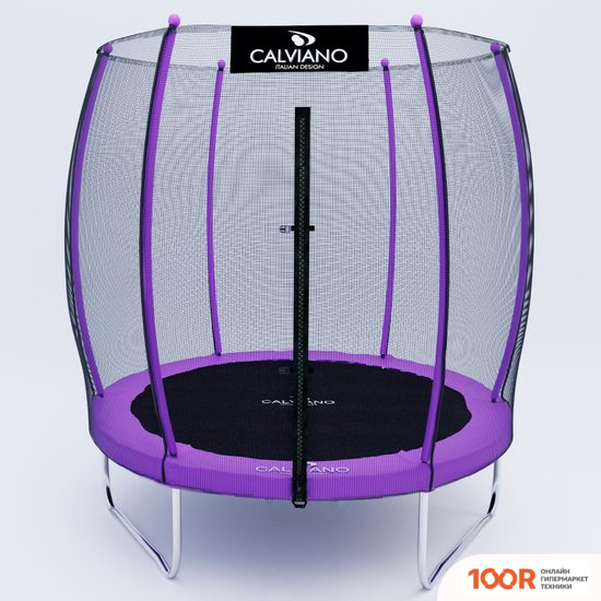 Батут Calviano OUTSIDE MASTER PURPLE 183 СМ - 6FT (ВНЕШНЯЯ СЕТКА, БЕЗ ЛЕСТНИЦЫ) (331625)