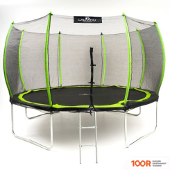 Батут Calviano OUTSIDE MASTER GREEN 374 СМ - 12FT (ВНЕШНЯЯ СЕТКА, С ЛЕСТНИЦЕЙ) (331623)