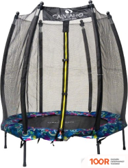 Батут Calviano MASTER SMILE ELASTIC BAND 140 СМ - 4.5FT (НА РЕЗИНКАХ) (331618)