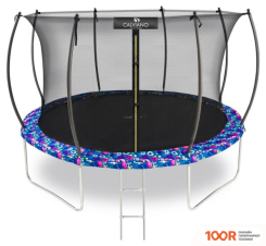 Батут Calviano INSIDE MASTER SMILE 374 СМ - 12FT (ВНУТРЕННЯЯ СЕТКА, С ЛЕСТНИЦЕЙ) (331617)