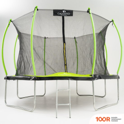 Батут Calviano INSIDE MASTER GREEN 374 СМ - 12FT (ВНУТРЕННЯЯ СЕТКА, С ЛЕСТНИЦЕЙ) (331611)