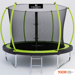 Батут Calviano INSIDE MASTER GREEN 312 СМ - 10FT (ВНУТРЕННЯЯ СЕТКА, С ЛЕСТНИЦЕЙ) (331610)