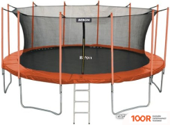 Батут Bebon Sports 16FT INSIDE (ОРАНЖЕВЫЙ/ЧЕРНЫЙ) (331590)