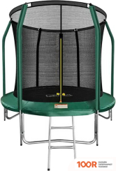 Батут Arland ПРЕМИУМ 8FT С ВНУТРЕННЕЙ СЕТКОЙ И ЛЕСТНИЦЕЙ (ТЕМНО-ЗЕЛЕНЫЙ) (331570)