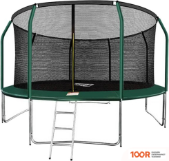 Батут Arland ПРЕМИУМ 14FT С ВНУТРЕННЕЙ СЕТКОЙ И ЛЕСТНИЦЕЙ (ТЕМНО-ЗЕЛЕНЫЙ) (331568)