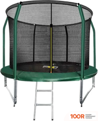 Батут Arland ПРЕМИУМ 10FT С ВНУТРЕННЕЙ СЕТКОЙ И ЛЕСТНИЦЕЙ (ТЕМНО-ЗЕЛЕНЫЙ) (331566)