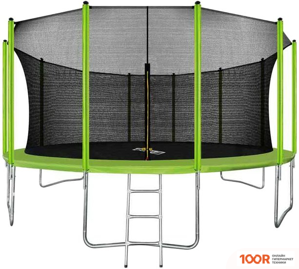 Батут Arland 16FT С ВНУТРЕННЕЙ СЕТКОЙ И ЛЕСТНИЦЕЙ (СВЕТЛО-ЗЕЛЕНЫЙ) (331561)