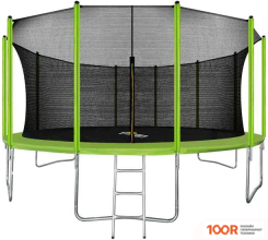 Батут Arland 16FT С ВНУТРЕННЕЙ СЕТКОЙ И ЛЕСТНИЦЕЙ (СВЕТЛО-ЗЕЛЕНЫЙ) (331561)