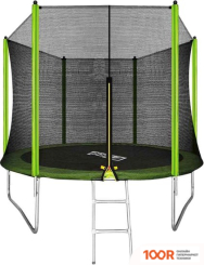 Батут Arland 10FT С ВНЕШНЕЙ СЕТКОЙ И ЛЕСТНИЦЕЙ (СВЕТЛО-ЗЕЛЕНЫЙ) (331556)