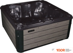 Бассейн Viking Spa ROYALE 198X198X86 (ЧЕРНЫЙ) С ДЖАКУЗИ (331532)