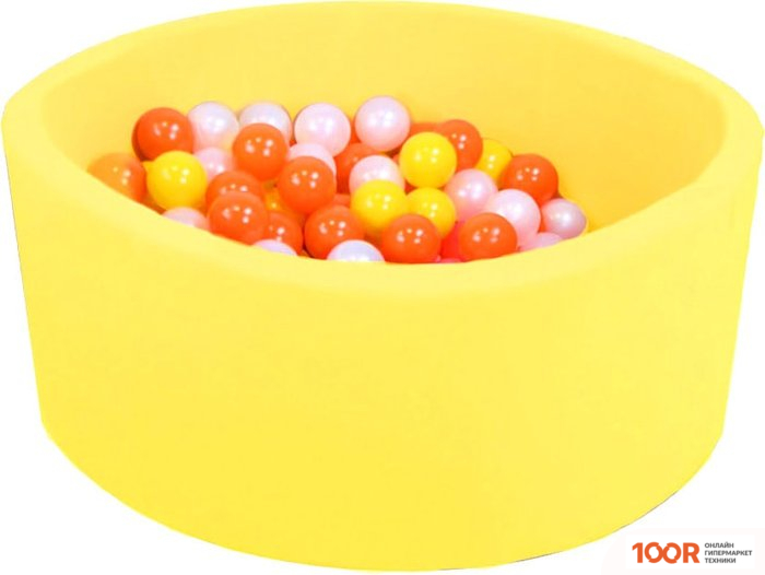 Бассейн Kampfer PRETTY BUBBLE + 100 ШАРИКОВ (ЖЕЛТЫЙ) (331409)