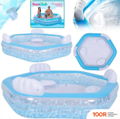 Бассейн Jilong GIANT HEXAGON FAMILY POOL 57161 (223X211X58) (331393)