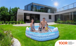 Бассейн Jilong GIANT HEXAGON FAMILY POOL 57161 (223X211X58) (331393)