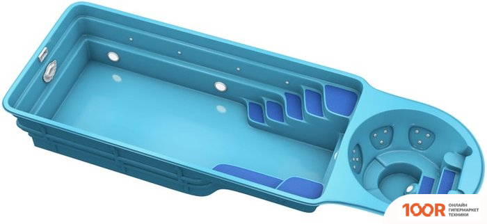 Бассейн Empire Pools ФЛОРИДА DELUX (8.3X3 М) С ДЖАКУЗИ (331376)