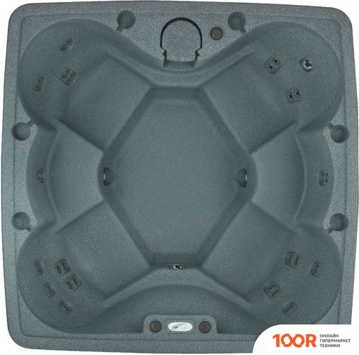 Бассейн Dream Spa X-600 200X200X81 (СЕРЫЙ) С ДЖАКУЗИ (331252)