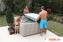 Бассейн Dream Spa X-600 200X200X81 (БЕЖЕВЫЙ) С ДЖАКУЗИ (331250)