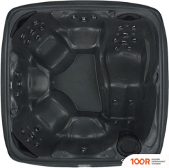 Бассейн Dream Spa CROSSOVER 740L 203X203X92 (ТЕМНО-СЕРЫЙ) С ДЖАКУЗИ (331243)