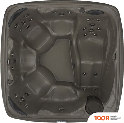 Бассейн Dream Spa CROSSOVER 740L 203X203X92 (КОРИЧНЕВЫЙ) С ДЖАКУЗИ (331242)