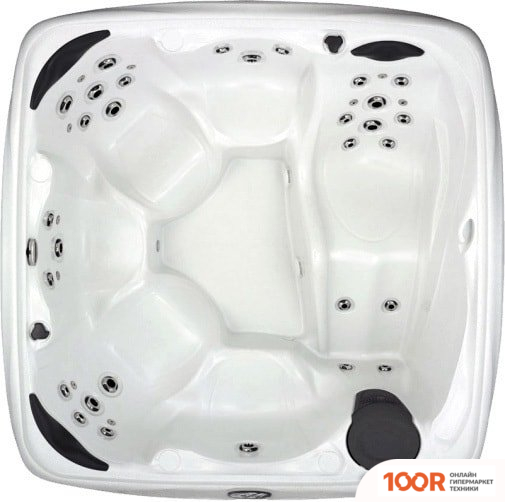 Бассейн Dream Spa CROSSOVER 740L 203X203X92 (БЕЛЫЙ/СЕРЫЙ) С ДЖАКУЗИ (331241)