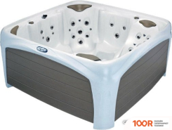 Бассейн Dream Spa CROSSOVER 740L 203X203X92 (БЕЛЫЙ/БЕЖЕВЫЙ) С ДЖАКУЗИ (331239)