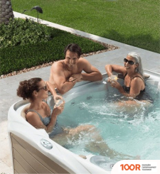 Бассейн Dream Spa CROSSOVER 740L 203X203X92 (БЕЛЫЙ/БЕЖЕВЫЙ) С ДЖАКУЗИ (331239)