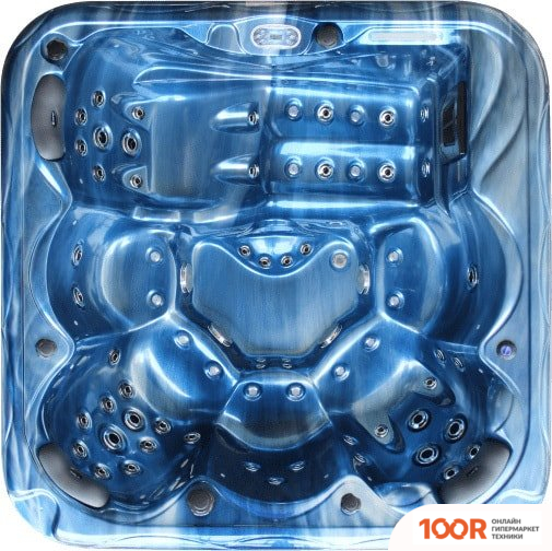 Бассейн Delfi Spa SAMANA 200X200X89 (СИНИЙ) С ДЖАКУЗИ (331235)