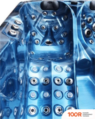Бассейн Delfi Spa NERIDA 210X160X90 (СИНИЙ) С ДЖАКУЗИ (331232)