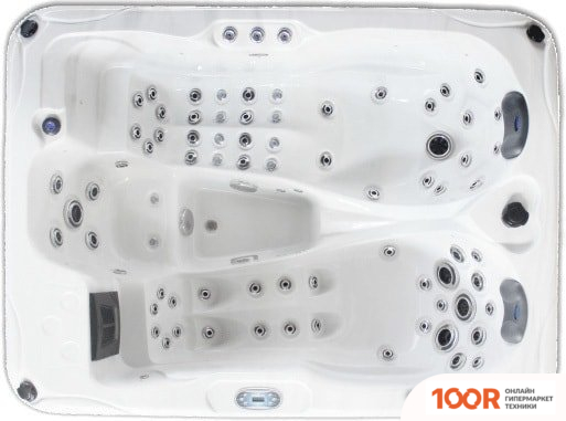 Бассейн Delfi Spa NERIDA 210X160X90 (БЕЛЫЙ) С ДЖАКУЗИ (331231)
